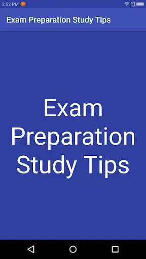 Play Exam Preparation Study Tips