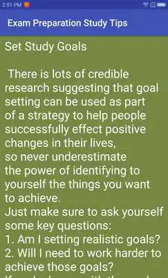 Play Exam Preparation Study Tips