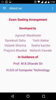 Play Exam Seating Arrangement
