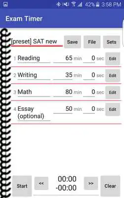 Play Exam Timer