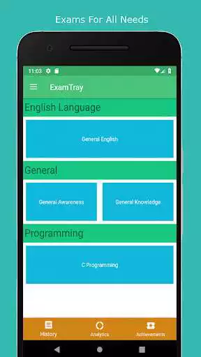 Play ExamTray Free MCQ and Online Test on C, Java, GK  and enjoy ExamTray Free MCQ and Online Test on C, Java, GK with UptoPlay