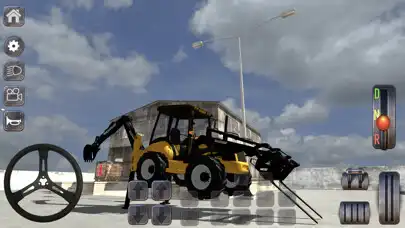 Play Excavator Backhoe Loader Game as an online game Excavator Backhoe Loader Game with UptoPlay