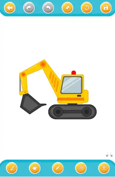 Play excavator games - coloring  and enjoy excavator games - coloring with UptoPlay