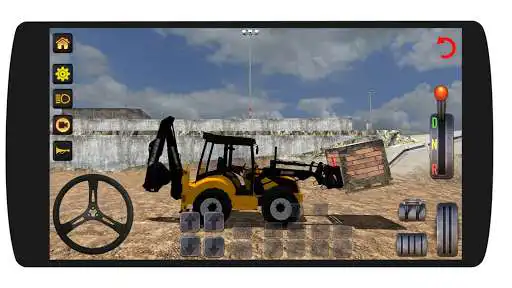 Play Excavator Loader Realistic Simulation as an online game Excavator Loader Realistic Simulation with UptoPlay