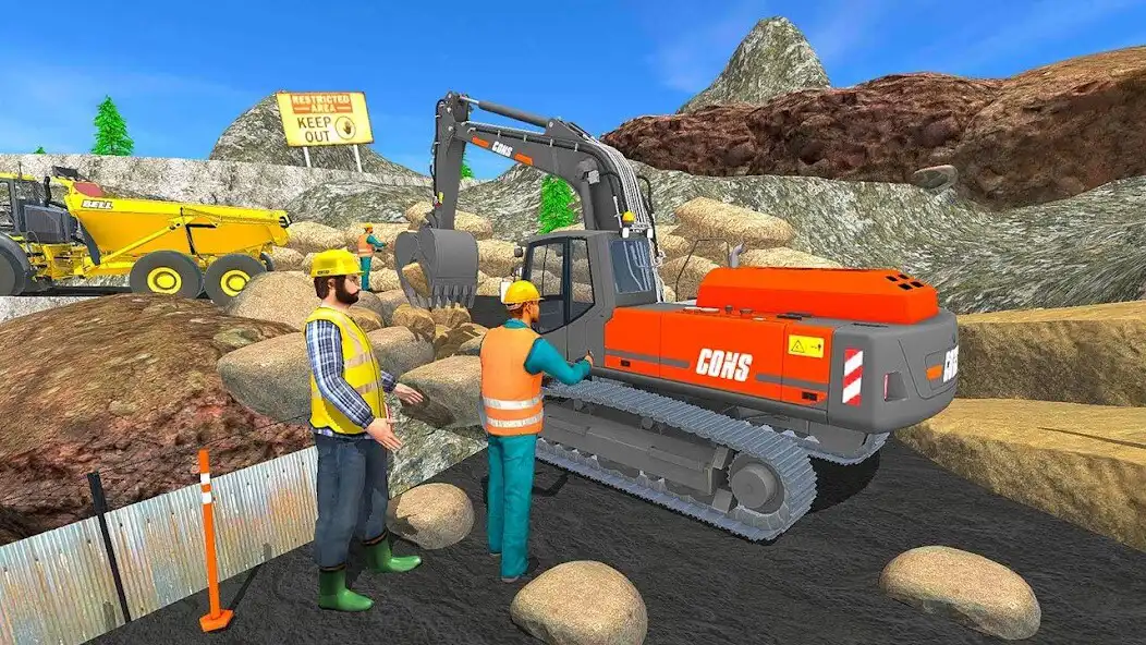 Play Excavator Road Builder Construction Stone Cutter  and enjoy Excavator Road Builder Construction Stone Cutter with UptoPlay
