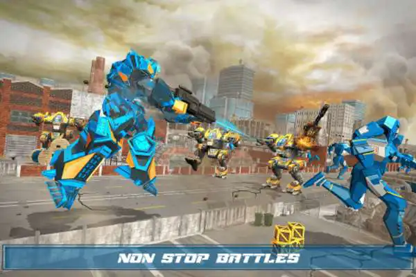 Play Excavator Robot Game -Transforming Robot Simulator