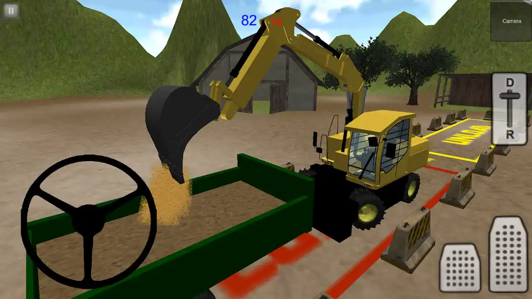 Play Excavator Simulator 3D: Sand as an online game Excavator Simulator 3D: Sand with UptoPlay