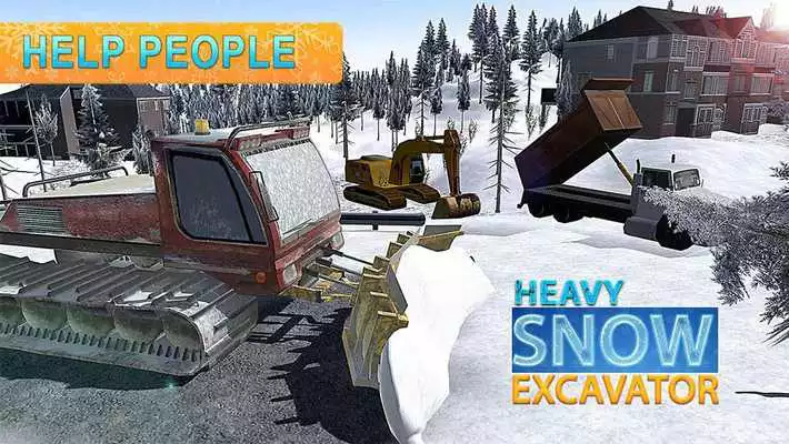 Play Excavator Snow Loader Truck