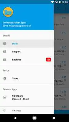 Play Exchange Folder Sync
