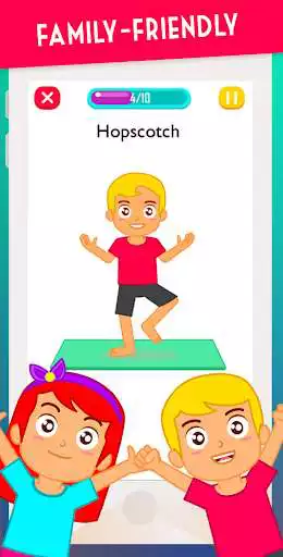 Play Exercise for Kids at home as an online game Exercise for Kids at home with UptoPlay