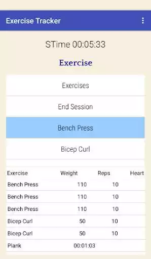 Play Exercise Tracker as an online game Exercise Tracker with UptoPlay