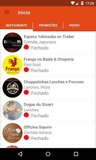 Play Exfood - Delivery de comida