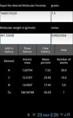 Play ExN Molecular Weight Calc Free