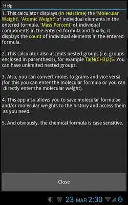 Play ExN Molecular Weight Calc Free