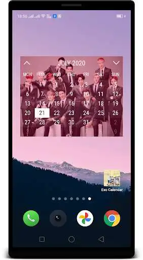 Play EXO Calendar Widget as an online game EXO Calendar Widget with UptoPlay