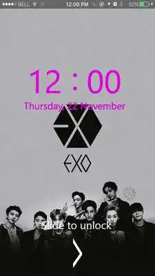 Play EXO Kpop Lock Screen