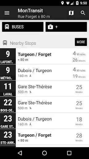 Play exo Laurentides Bus - MonTransit