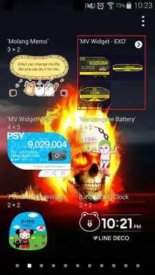 Play EXO M/V Widget