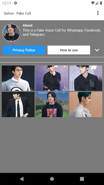 Play EXO Sehun Fake Call and enjoy EXO Sehun Fake Call with UptoPlay Play EXO Sehun Fake Call and enjoy EXO Sehun Fake Call with UptoPlay