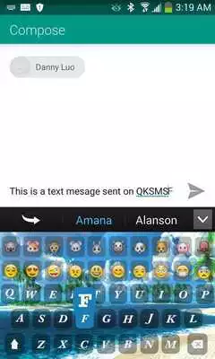 Play Exotic Emoji Keyboard Theme