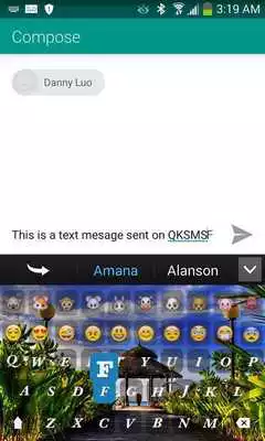 Play Exotic Emoji Keyboard Theme