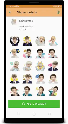 Play EXO WAStickerApps : Stickers for Whatsapp as an online game EXO WAStickerApps : Stickers for Whatsapp with UptoPlay