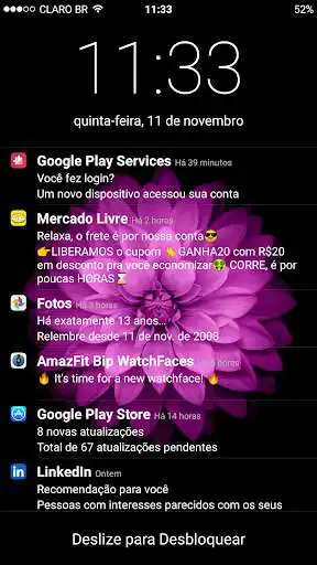 Play Experience UI Demo - iOS Lockscreen Notifications  and enjoy Experience UI Demo - iOS Lockscreen Notifications with UptoPlay