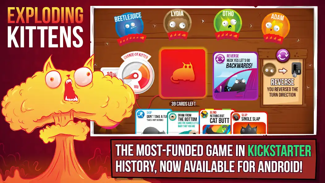 Play Exploding Kittens® - Official  and enjoy Exploding Kittens® - Official with UptoPlay