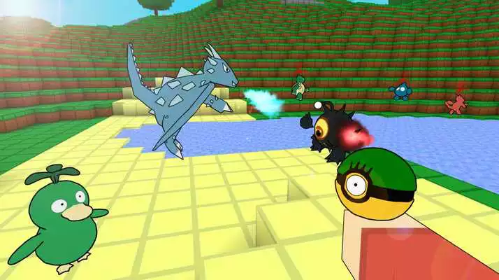 Play Exploration Block Craft: Pixelmon Battle mod