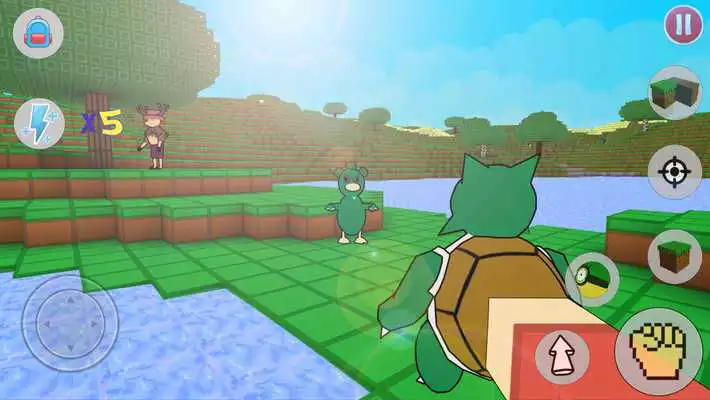 Play Exploration Block Craft: Pixelmon Battle mod