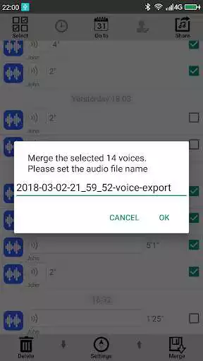 Play Export Merge Voices of Line Messenger as an online game Export Merge Voices of Line Messenger with UptoPlay