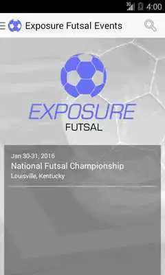 Play Exposure Futsal Events