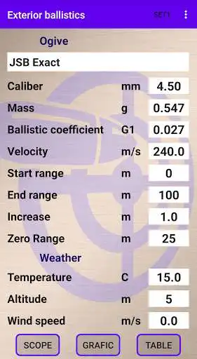 Play External ballistics calculator  and enjoy External ballistics calculator with UptoPlay