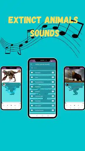 Play extinct animals sounds  and enjoy extinct animals sounds with UptoPlay