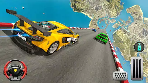 Play Extreme Car Driving Mega Ramp as an online game Extreme Car Driving Mega Ramp with UptoPlay