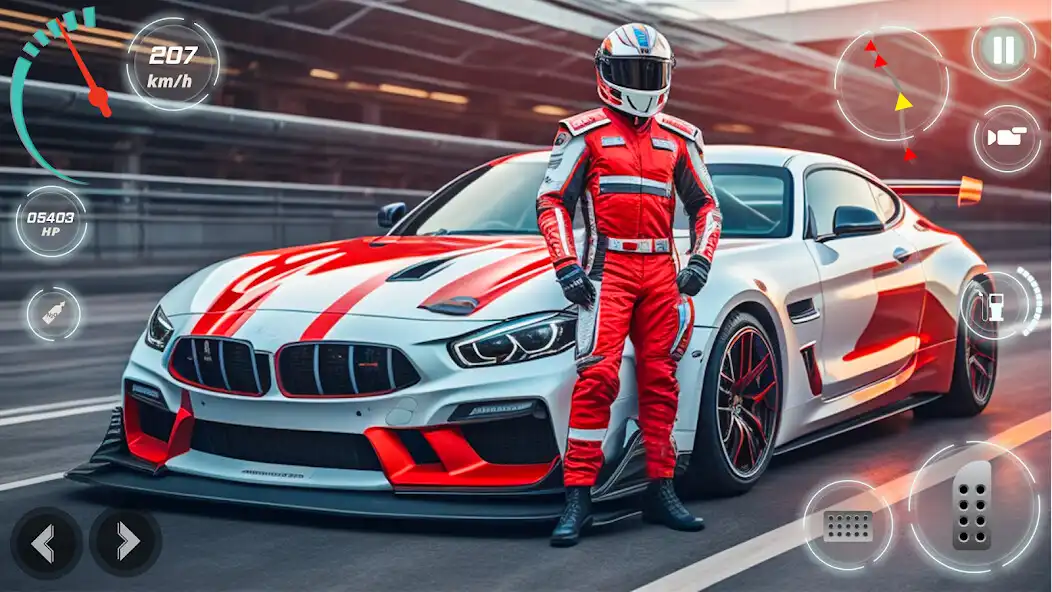Play Extreme Car Racing Game 2023 as an online game Extreme Car Racing Game 2023 with UptoPlay