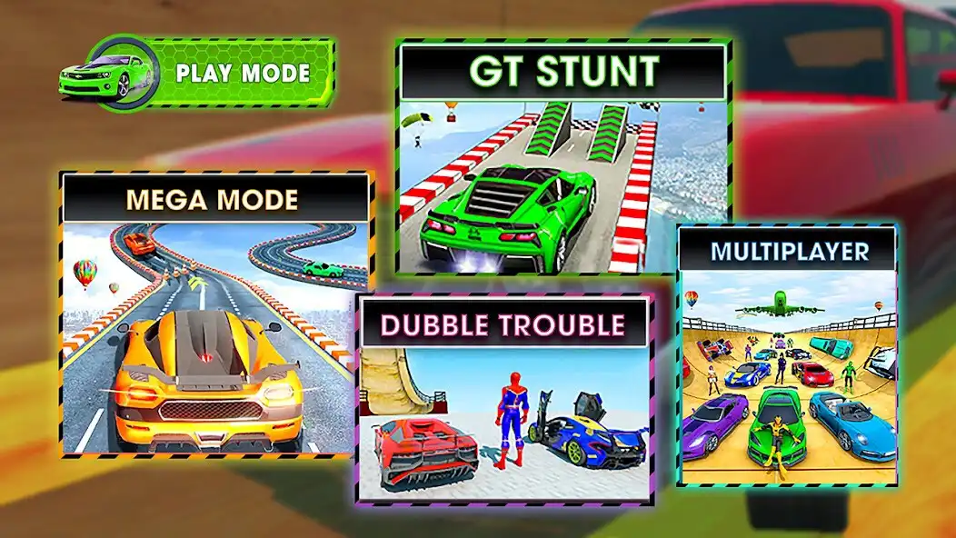 Play Extreme Car Stunt: Mega Ramps as an online game Extreme Car Stunt: Mega Ramps with UptoPlay
