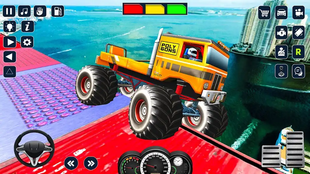Play Extreme Monster:Truck Showdown as an online game Extreme Monster:Truck Showdown with UptoPlay
