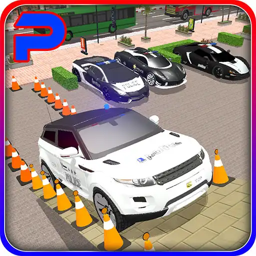 Play Extreme Police Car Spooky Stunt Parking 3D APK