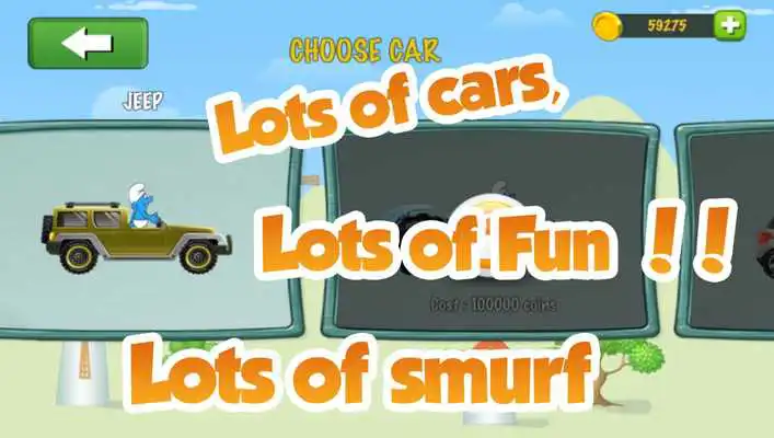 Play Extreme Smurf Hill Race