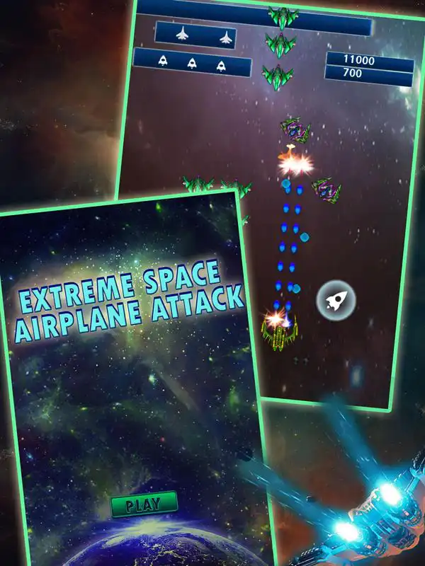 Play Extreme Space Airplane Attack