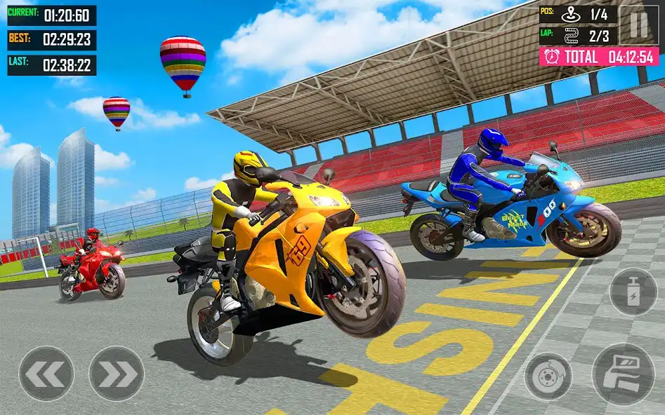 Play Extreme Sports Bike Racing 3D as an online game Extreme Sports Bike Racing 3D with UptoPlay