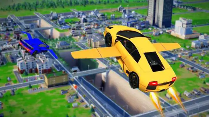 Play Extreme Stunts Flying Car