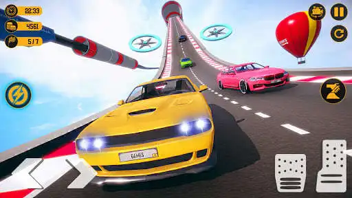Play Extreme Track Car Stunts: Impossible Ramp Racing  and enjoy Extreme Track Car Stunts: Impossible Ramp Racing with UptoPlay