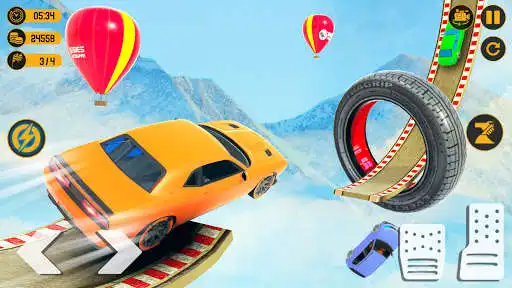 Play Extreme Track Car Stunts: Impossible Ramp Racing as an online game Extreme Track Car Stunts: Impossible Ramp Racing with UptoPlay