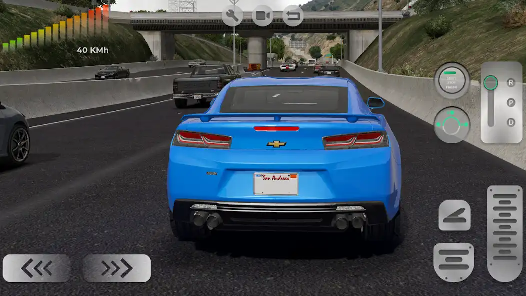 Play Extreme Traffic Ride: Camaro S as an online game Extreme Traffic Ride: Camaro S with UptoPlay