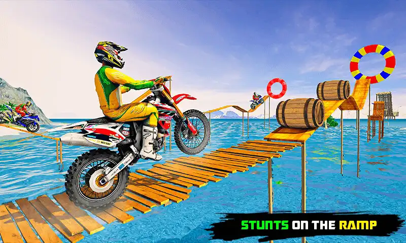 Play Extreme Tricky Bike stunt Sim  and enjoy Extreme Tricky Bike stunt Sim with UptoPlay