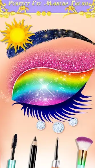 Play Eye Art - Eye Makeup Salon as an online game Eye Art - Eye Makeup Salon with UptoPlay