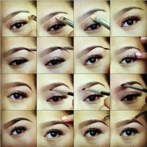 Play eyebrow make up tutorials
