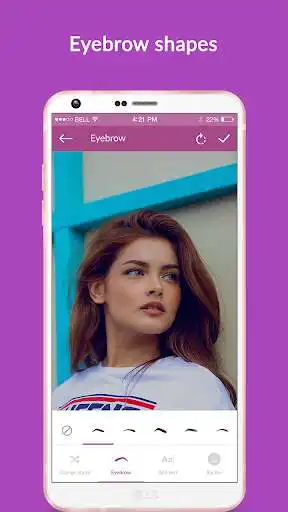 Play Eyebrow Shape Changer and Editor as an online game Eyebrow Shape Changer and Editor with UptoPlay